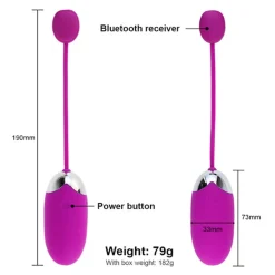 Trứng rung điều khiển từ xa bằng điện thoại Pretty Love