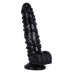 Cu giả gai bi khủng đen 23x5cm