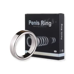 Vòng đeo dương vật Inox bản dày cạnh thẳng - Không mối hàn