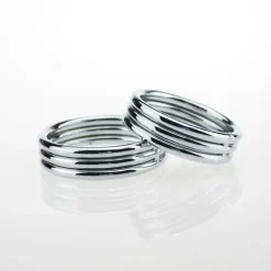 Vòng đeo dương vật Inox chắp 3 - Sang bóng cao cấp