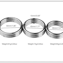 Vòng đeo Inox giúp dương vật - To và cứng hơn