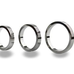 Vòng Đeo Dương Vật Inox Không Gỉ – Dày, Có Rãnh, Siêu Bền