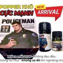 Popper Policeman Dạng Khô 60ml Cực Mạnh – Mới 2026