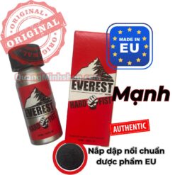 Everest Hard Fist 24ml Aromas - Chai Nhôm - Dòng Poppers Mạnh Như Cú Đấm, Xách Tay Châu Âu 2026