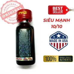 Chai Popper Chicago USA 30ml chính hãng PWD tem mác đầy đủ 01