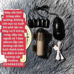Thay đổi vị trí 5 cục rung kích thích lỗ đít dưới bìu và háng bẹn