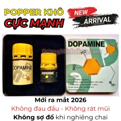Ưu điểm popper khô Dopamine - Không gây bỏng mũi