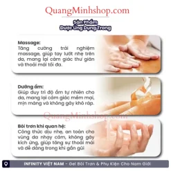 Gel bôi trơn KVY - Mang được lên máy bay