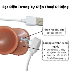 Dương vật giả rung ngoáy thụt tự động - Loại 1