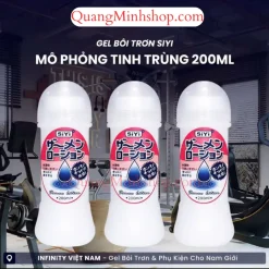 Hình ảnh chụp thực tế chai gel tinh trùng dung tích lớn sướng mạnh
