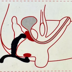 Thanh massage điểm G nam giới silicone đúc đặc