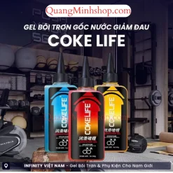 Bộ ba gel tê CokeLife chai xanh mát lạnh chai đỏ ấm áp chai vàng dịu nhẹ