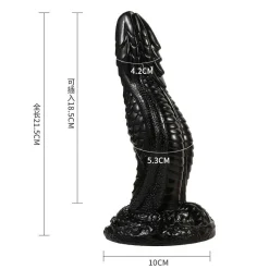 Plug nhét đít hình đầu rồng đen Black Dragon