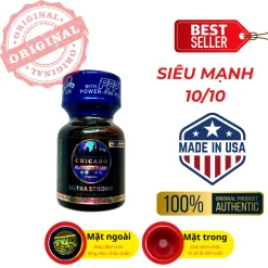 Popper Chicago USA 10ml PWD chính hãng phiên bản 2026