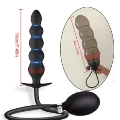 Cảm giác căng đét lỗ nhị với plug bơm hơi