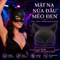 Thiết kế mặt nạ mèo tinh nghịch và chi tiết