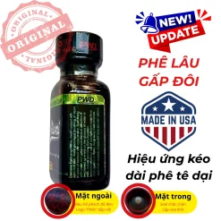 Mở hộp chai popper Miami USA chuyên hệ phê lâu