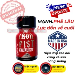 Popper iron fust ultra strong mỹ 10ml nhỏ gọn cực mạnh