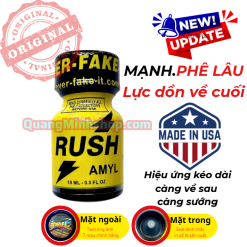Popper rush amyl usa 10ml nhỏ gọn đậm đặc cực mạnh