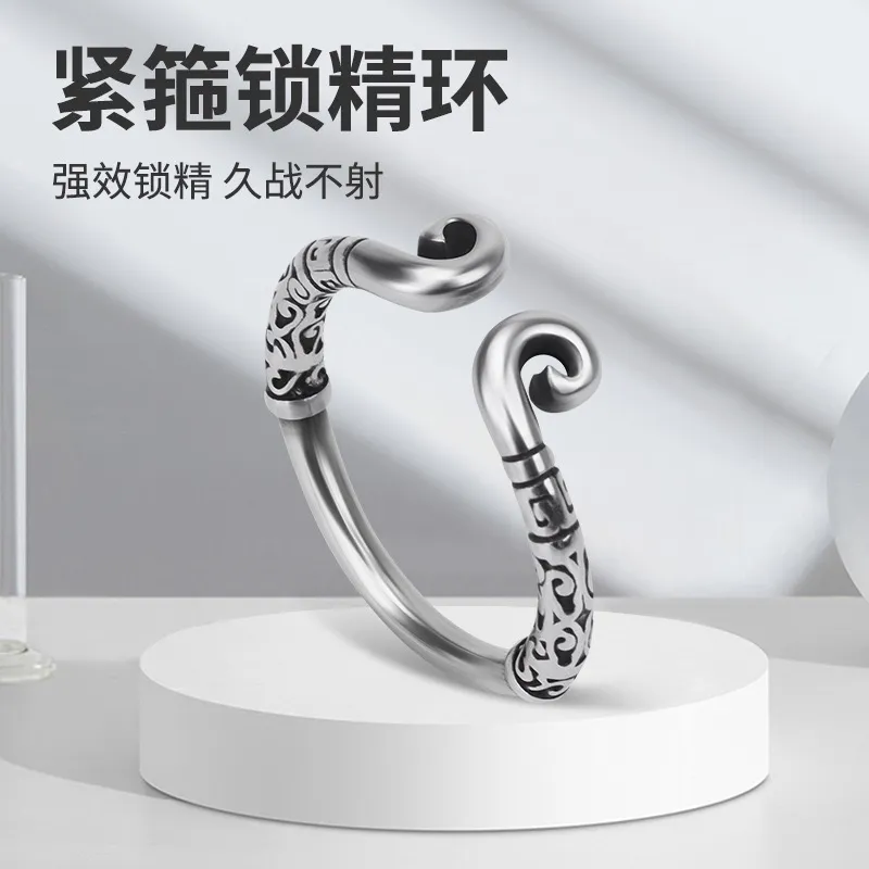 🔥 Vòng Kim Cô Đeo Đầu Khấc Inox Cao Cấp: Cực Sexy - Cu To Gân Guốc 🚀 KUY14JM - Ảnh 4