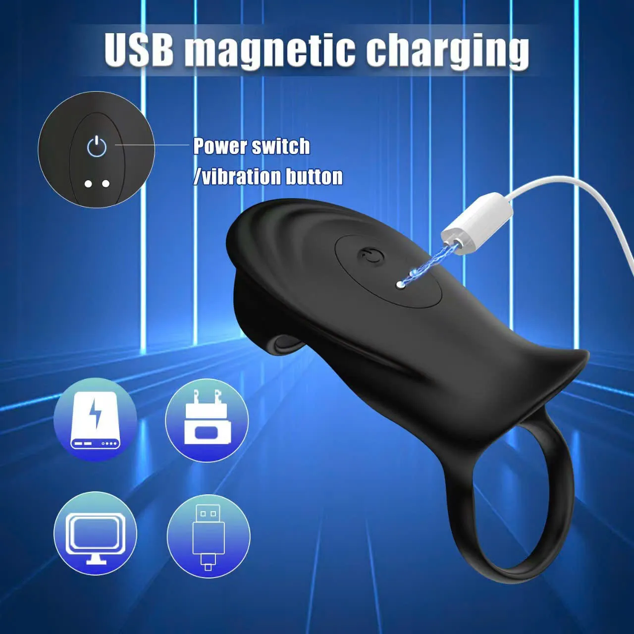 🔥 Bao Độn Dương Vật Kèm Vòng Đeo & Rung App: Tăng Kích Thước – Khoái Cảm Kép 🚀 V25JM - Ảnh 4