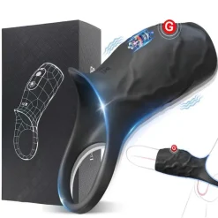 🔥 Bao Đôn Dên Tích Hợp Rung & Vòng Gốc: Tăng Kích Thước, Cực Khoái Kép 🚀