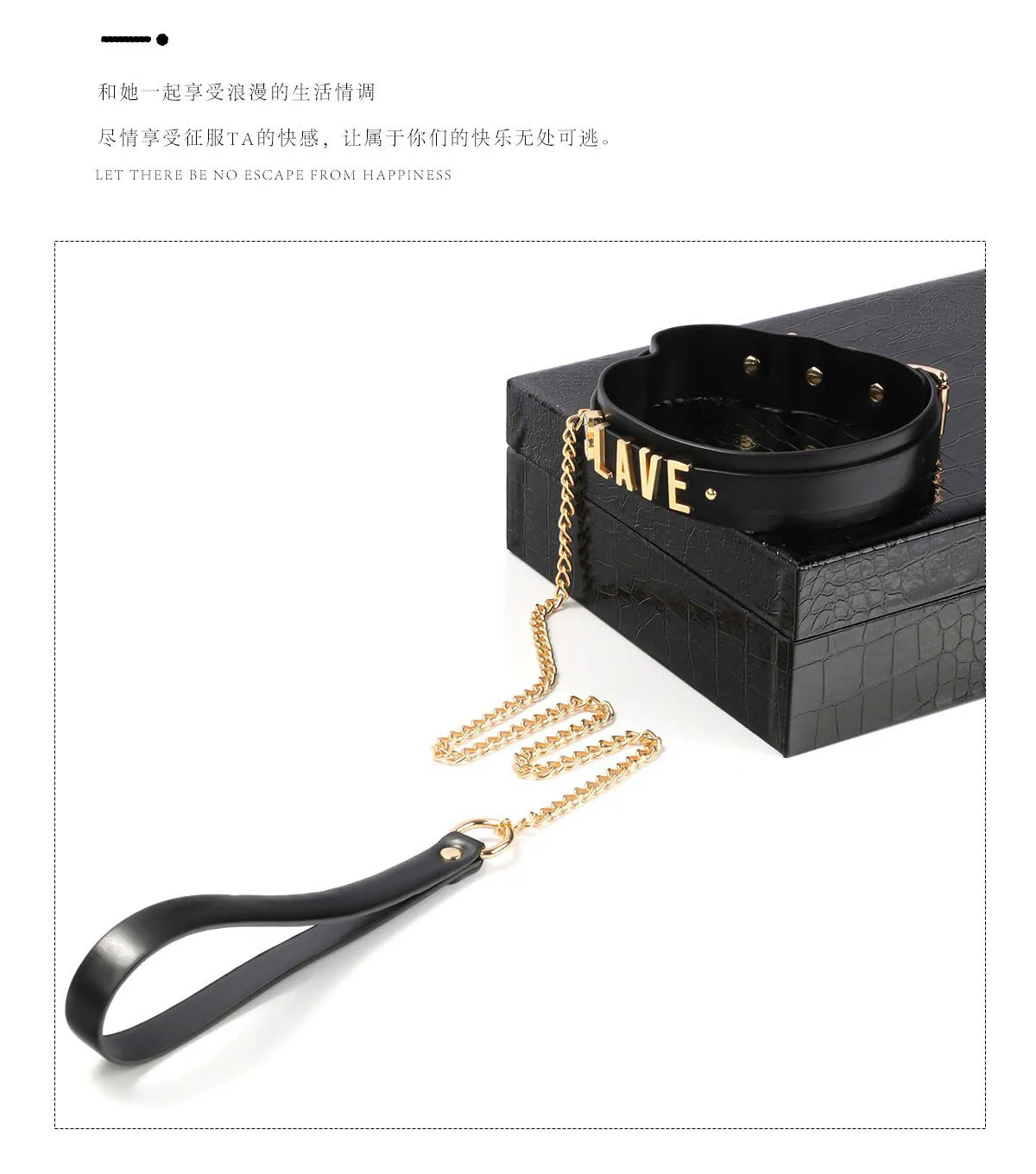 🔥 Bộ BDSM Da PU Cao Cấp Mạ Vàng: Còng Tay, Còng Chân, Vòng Cổ – Sang Trọng & Quyền Lực 🚀 BT16-C17-CO19-48JM - Ảnh 4