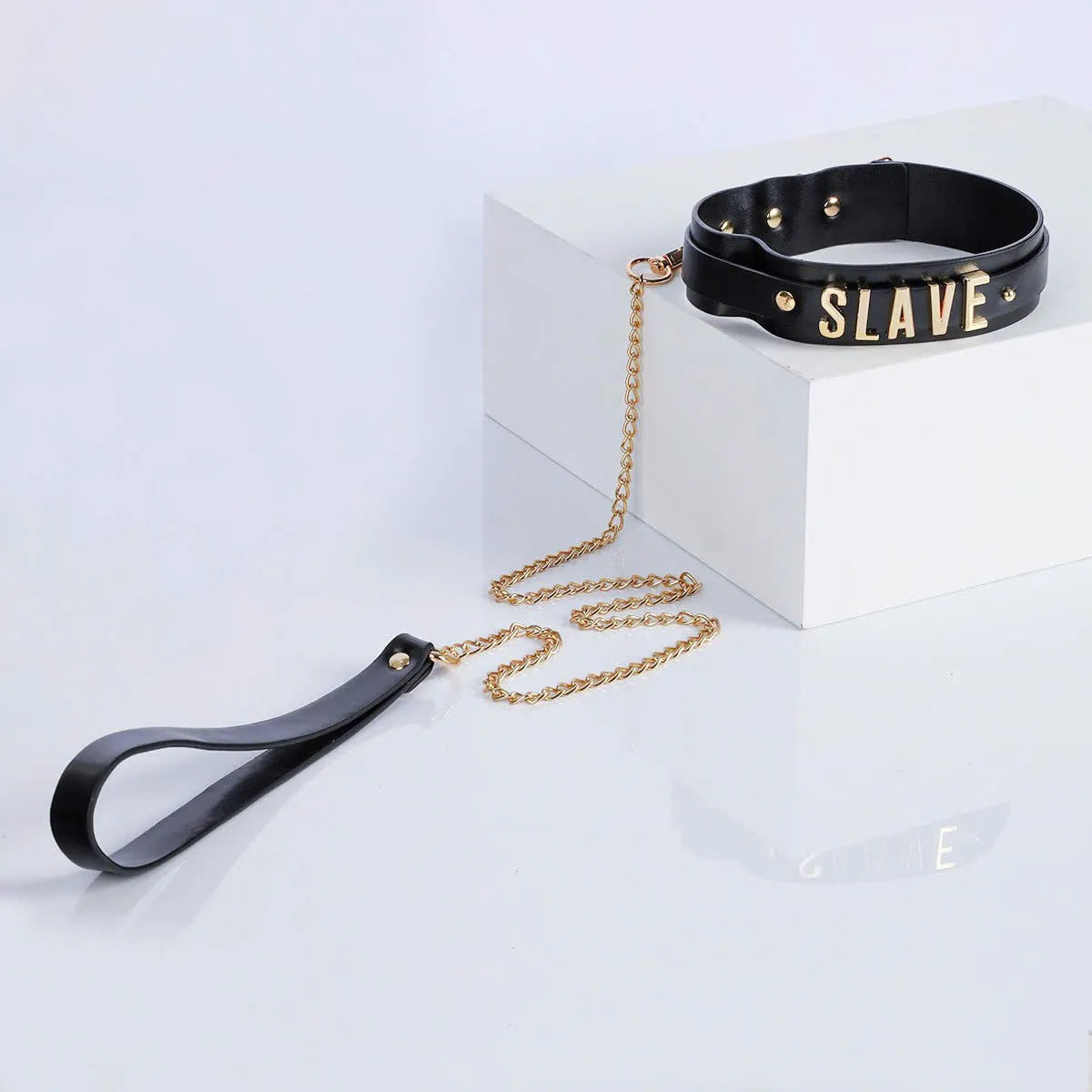 🔥 Bộ BDSM Da PU Cao Cấp Mạ Vàng: Còng Tay, Còng Chân, Vòng Cổ – Sang Trọng & Quyền Lực 🚀 BT16-C17-CO19-48JM - Ảnh 9