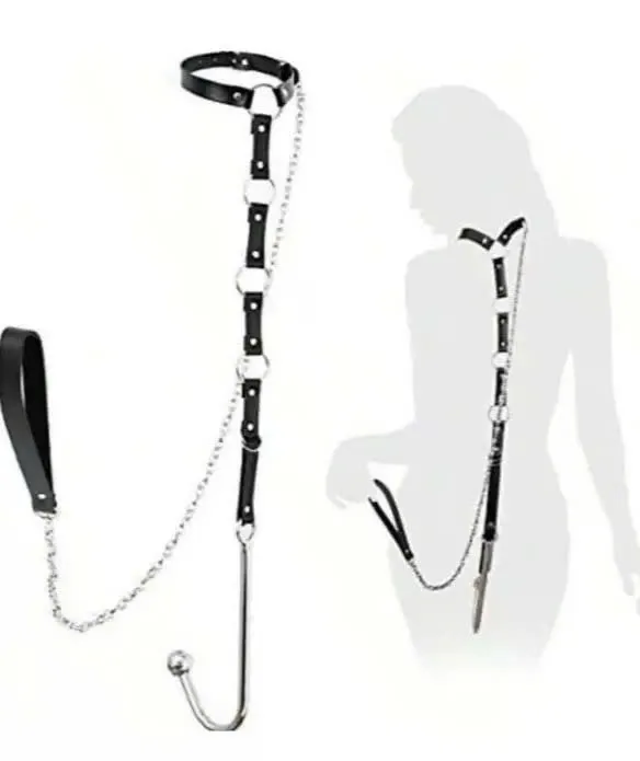 🔥 Bộ Đai Còng Vòng Dây Xích Móc Ass BDSM Cao Cấp: Đa Biến Thể, Đồ Chơi Nô Lệ Boss And Slave🚀DY34JPO - Ảnh 4