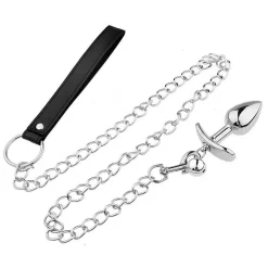 🔥 Bộ Plug Inox Kèm Chuông Nhỏ & Xích BDSM: Đỉnh Cao Thống Trị, Sang Trọng 🚀KP23JM