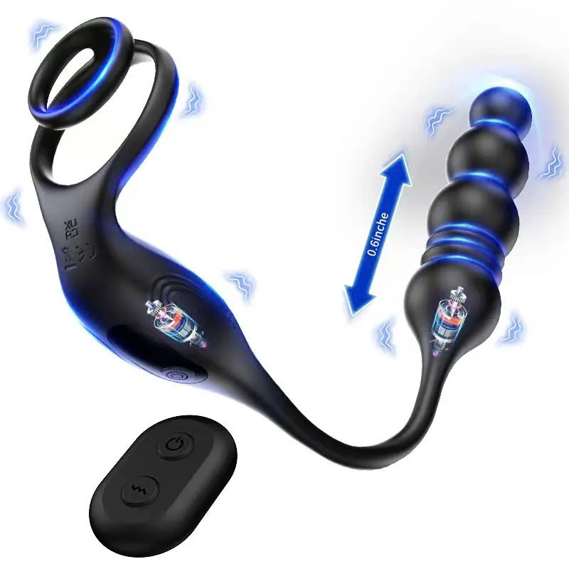 🔥 Bộ Plug Rung Thụt Kép Hậu Môn & Vòng Đeo Dương Vật 3 Trong 1 - CỰC SƯỚNG 🚀 PL74JM - Ảnh 14