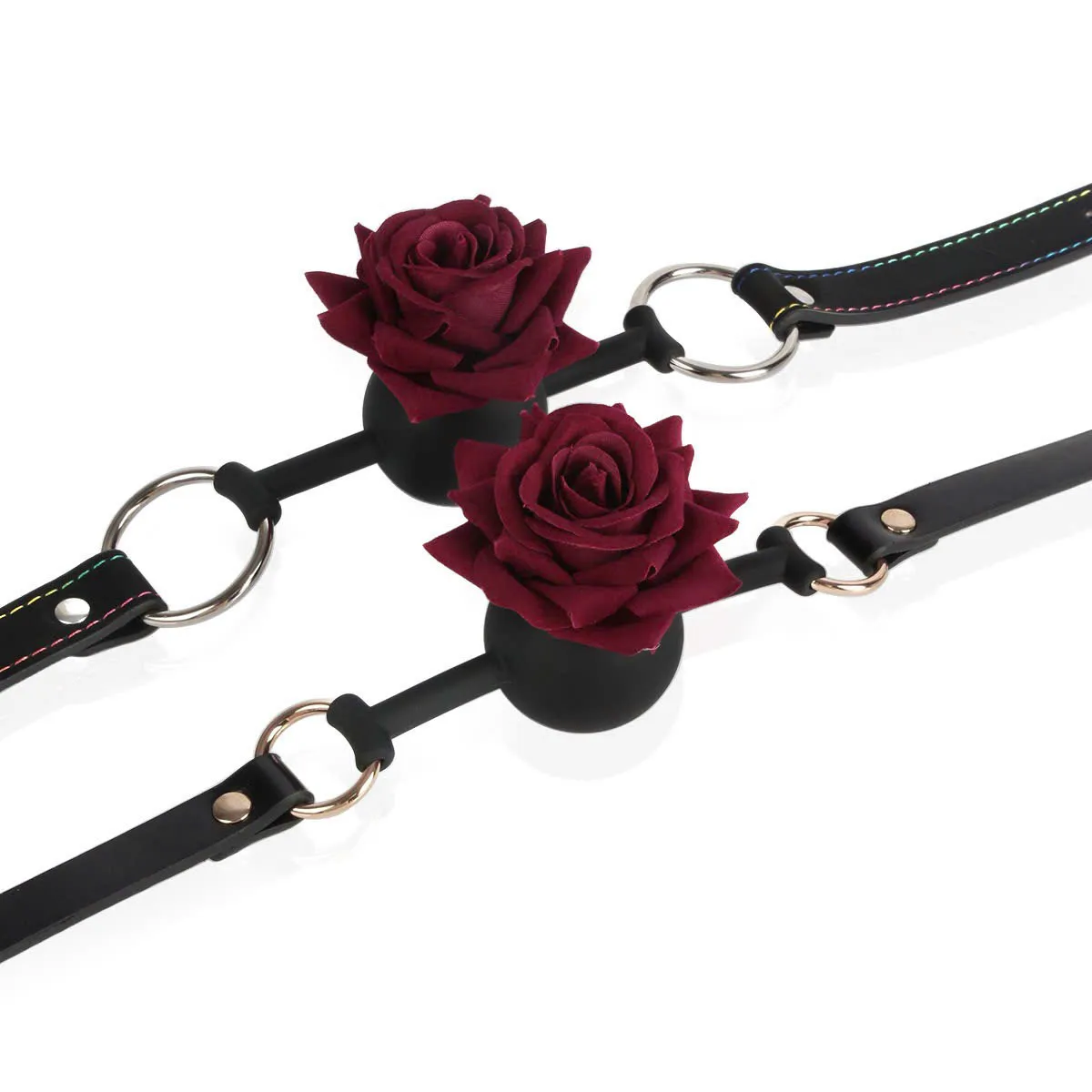 🔥 Bịt Miệng Quả Bóng Hoa Hồng BDSM: Cao Su Mềm, Thiết Kế Sexy – Đỉnh Cao Nhập Vai 🚀 V12JM - Ảnh 6