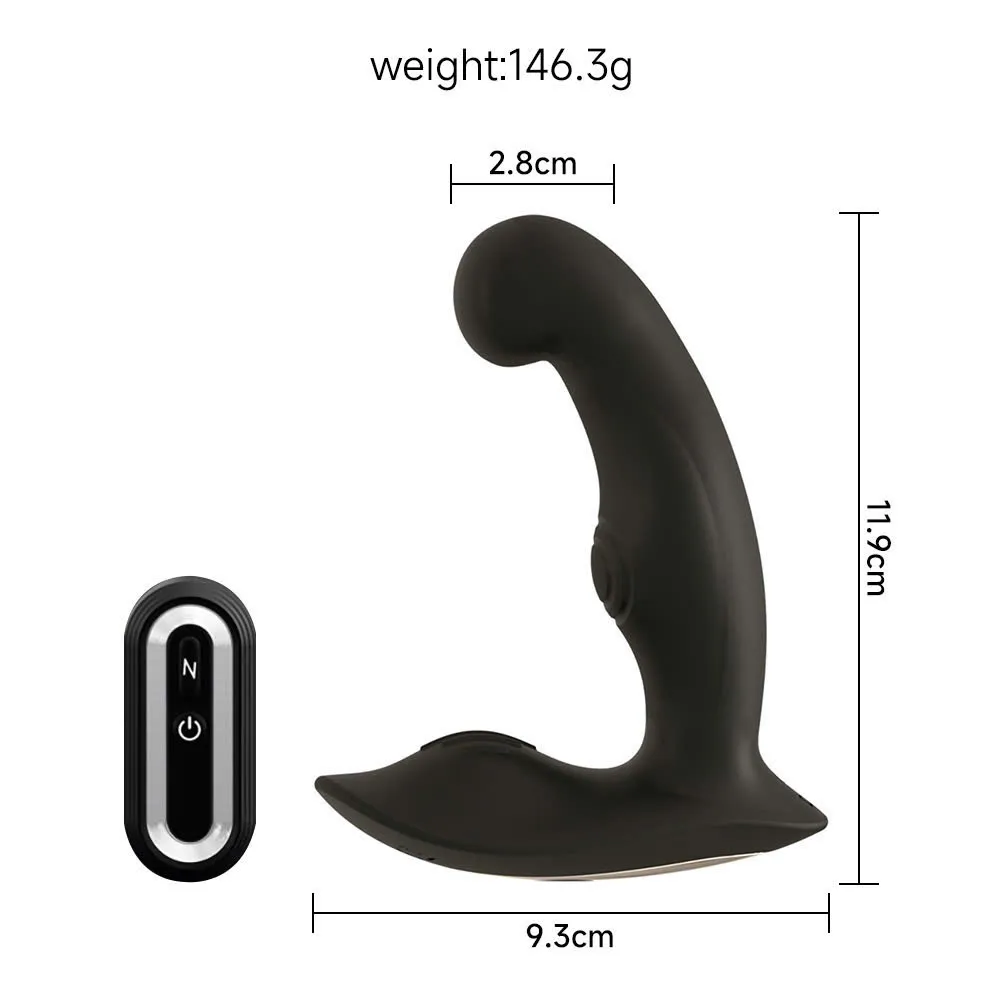 🔥 Plug Chữ L Rung 3 Điểm Tác Động Tuyến Tiền Liệt: Size Chuẩn Việt Nam – Đa Chế Độ 🚀 P42JM