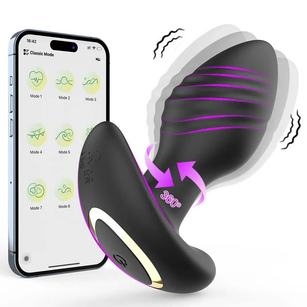 🔥 Plug Hậu Môn Xoáy 360 Độ Hình Quả Trám: Điều Khiển Từ Xa, Rung Xoáy 9 Chế Độ, Mũi Khoan Dâm Dục 🚀 P29JM