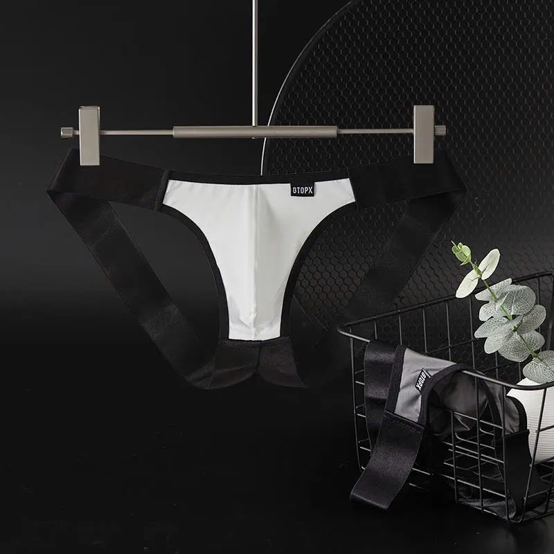 🔥 Quần Lót Nam Dây Sexy: Dáng Thể Thao, Phối Đen Trắng – Gợi Cảm & Nam Tính 🚀 Q9JM - Ảnh 5