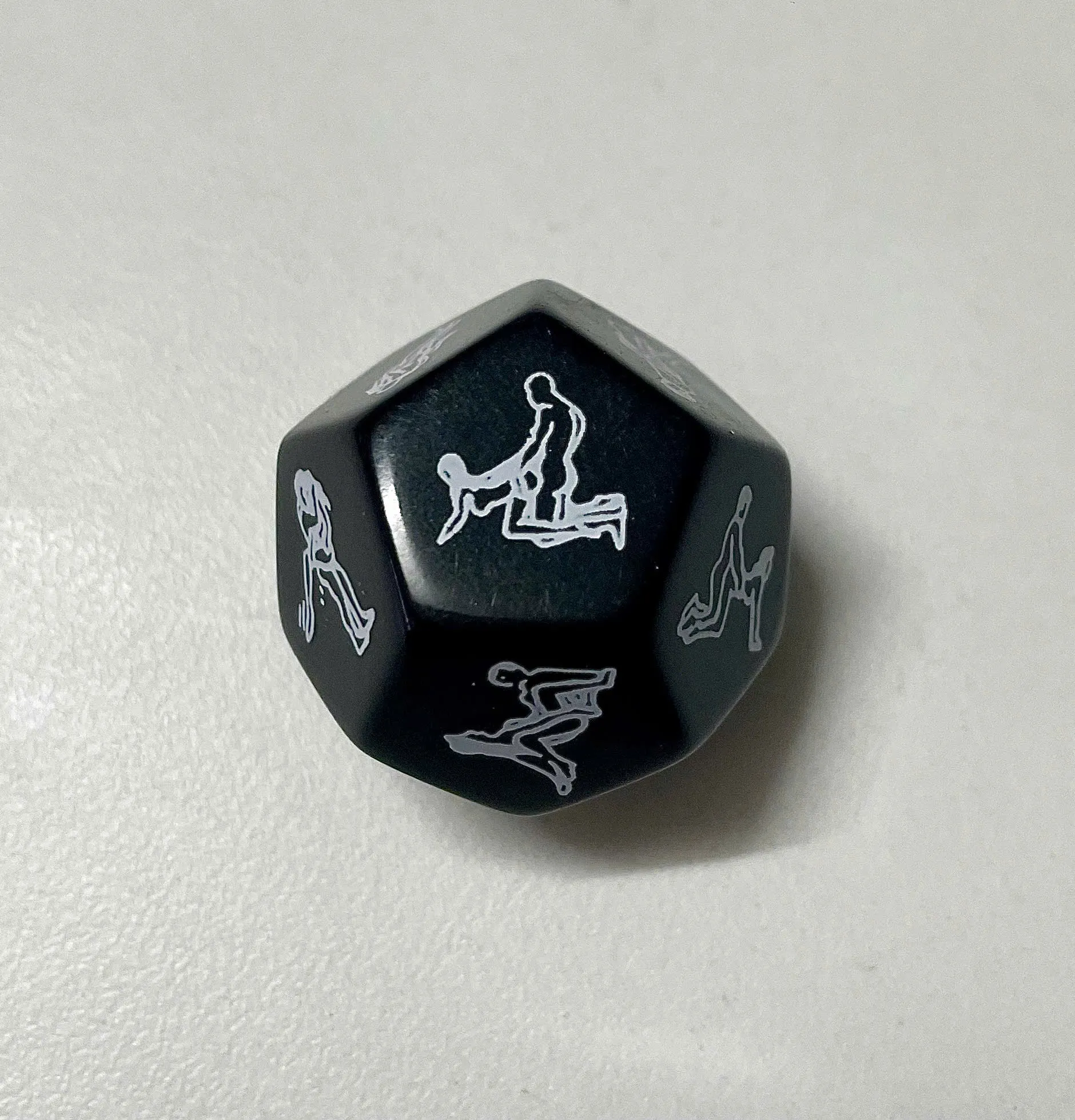 🔥 Súc Sắc 12 Mặt Tư Thế Quan Hệ: Nhựa Đen Cao Cấp, Đồ Chơi Phòng The Thú Vị 🚀 S2JM - Ảnh 2