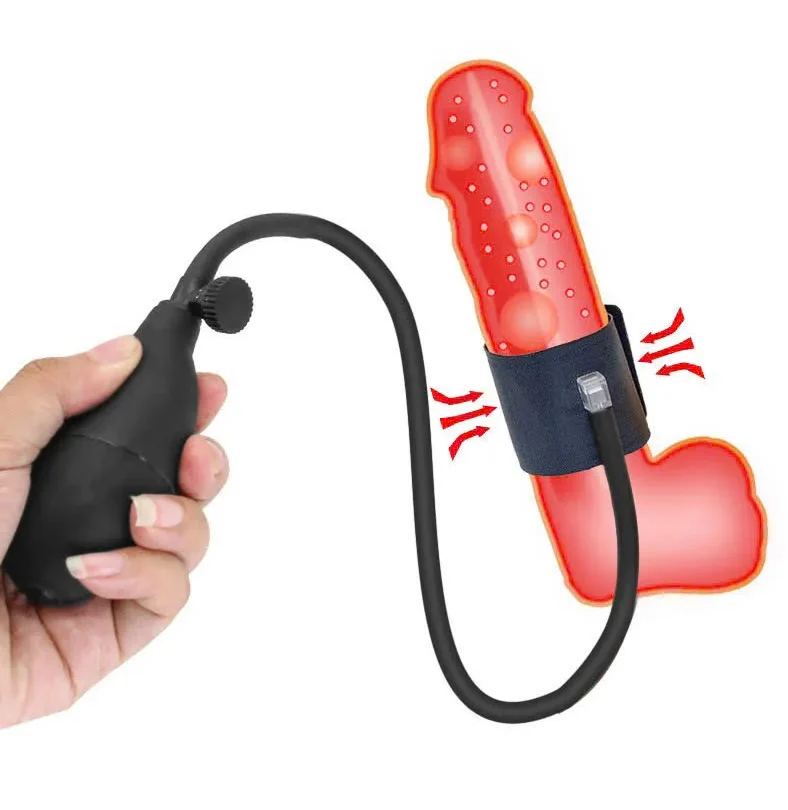 🔥 Vòng Bơm Hơi Bóp Tay Trì Hoãn Xuất Tinh: Cương Cứng Mạnh Mẽ, Cum Control Cực Phê 🚀 T11JM
