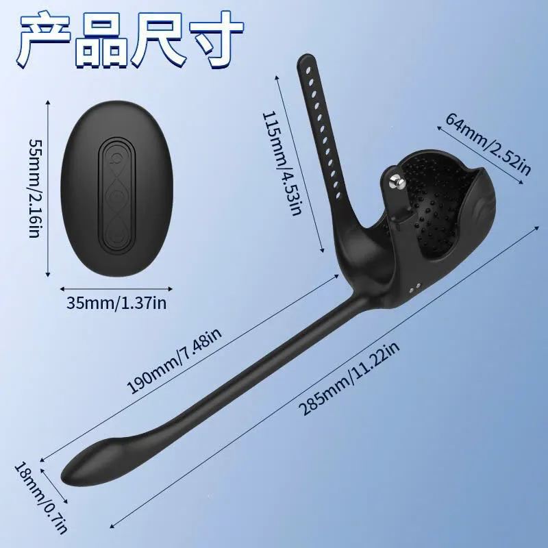 🔥 Vòng Đeo Cu 3 Trong 1 Kèm Plug Hậu Môn & Rung Bìu: Sạc Nam Châm, Điều Khởi Từ Xa – Đỉnh Cao Sung Sướng 🚀 B58JM - Ảnh 4