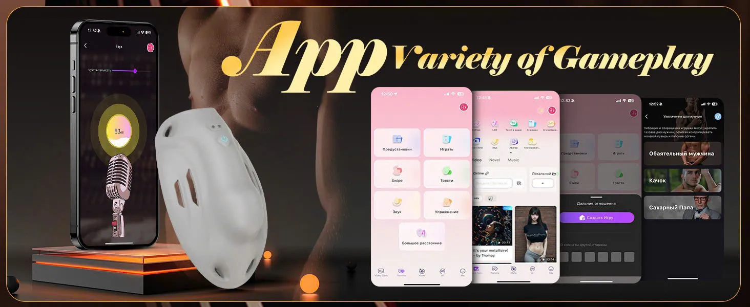 🔥 Độn Dương Vật Có Rung Kèm Đai Đeo Cả Ngày: Tăng Kích Cỡ, Điều Khiển App 🚀 ADT53JS - Ảnh 9