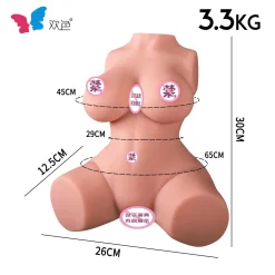 🔥 Búp Bê Tình Dục Nữ 3/4 Body Silicon 3.3kg: Siêu Mềm Như Thật, Vòng Mông Bự Sexy 65cm 🚀