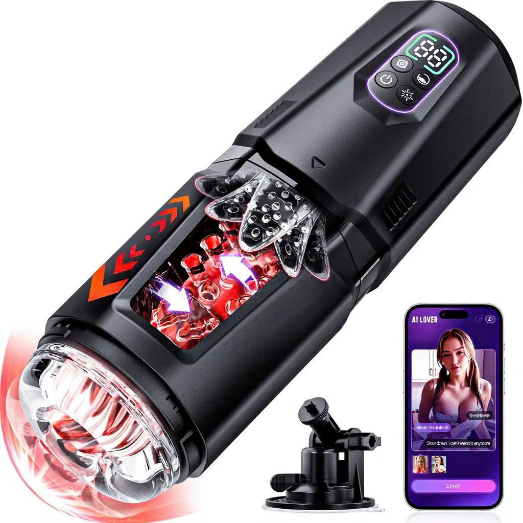 🔥 Cốc Thủ Dâm Lốc Xoáy Batman Tự Động Cao Cấp: Điều khiển App, Rung, Ngoáy, Liếm, Gắn Tường 🚀 ALO150JT