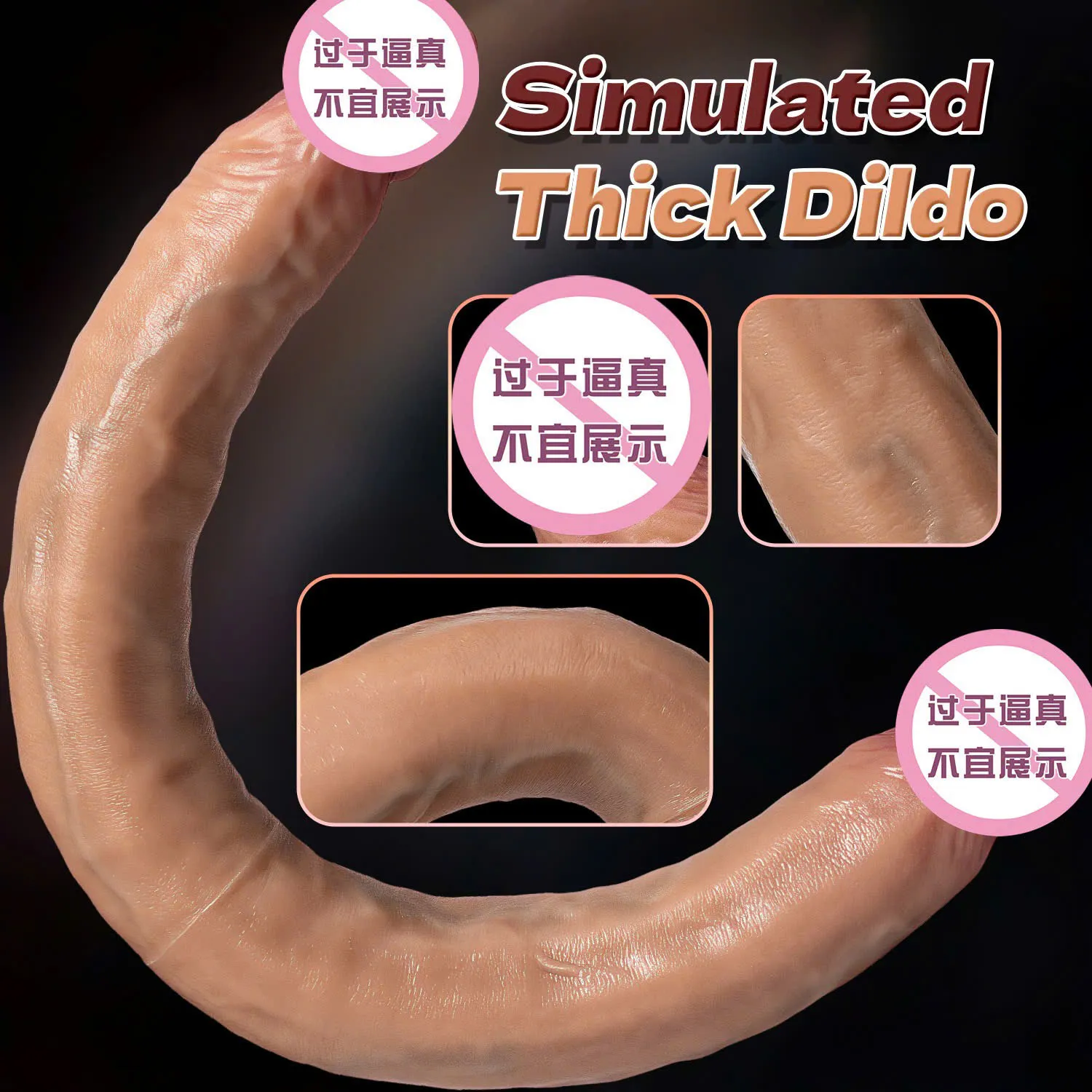 🔥 Dương Vật Giả 2 Đầu 46cm (Hàng Order): Silicon Mềm, Chuyên Dụng Fisting 🚀 KLD47JI - Ảnh 2