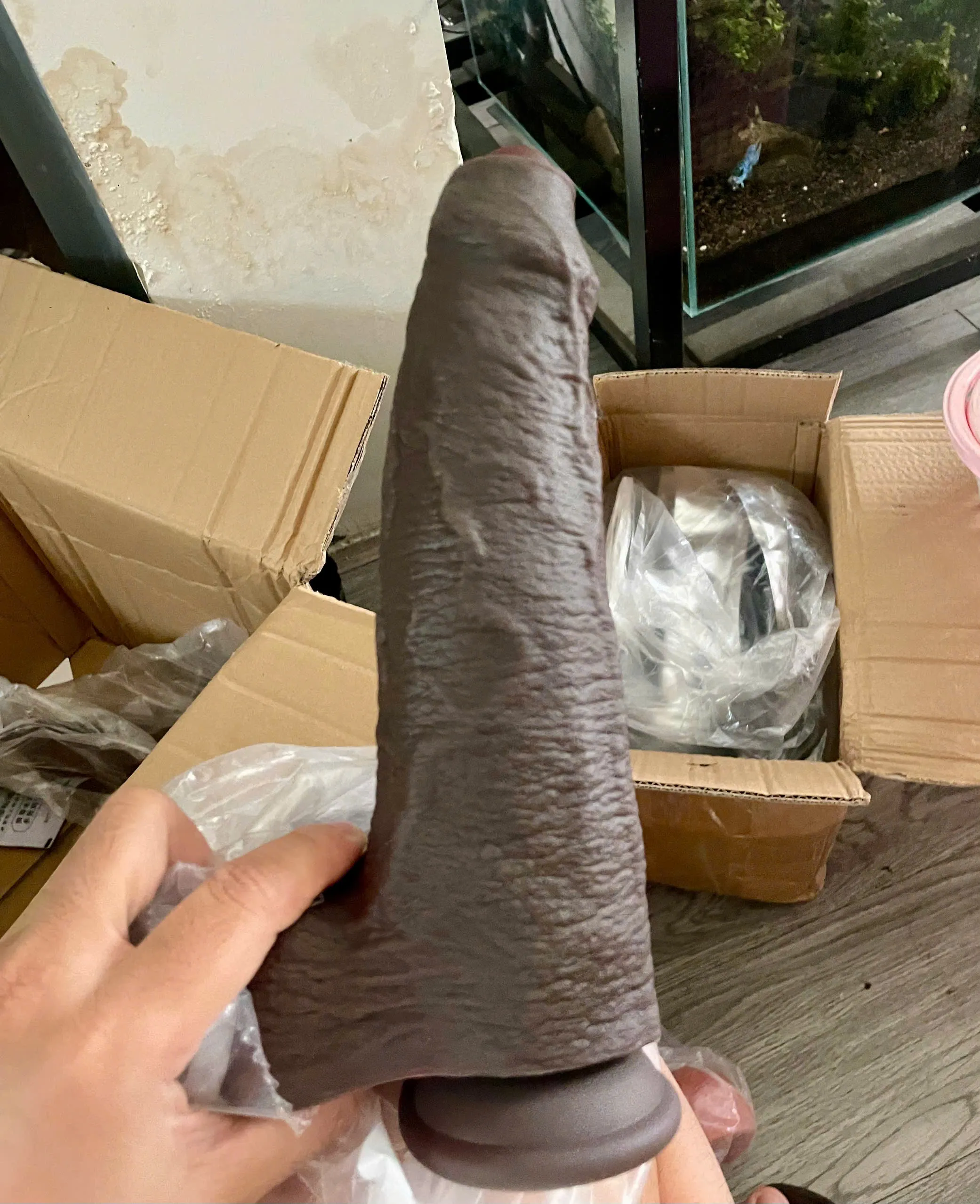 🔥 Dương Vật Giả Big Size Cao Cấp (25x19.6x6.2cm): Lớp Da Kéo Dãn Lộn Quy Đầu Như Thật 🚀CGP90JC - Ảnh 9