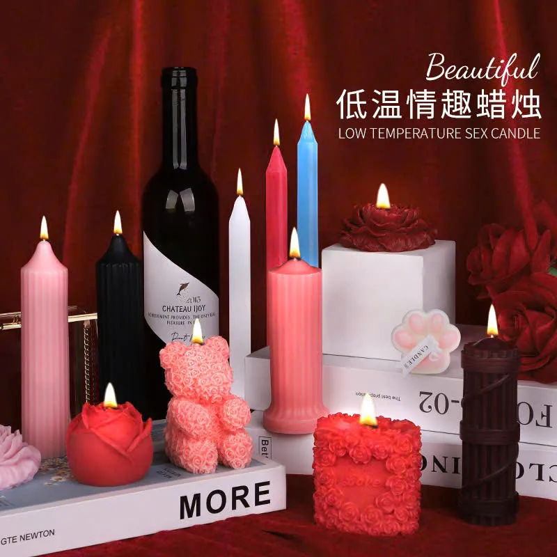 🔥 Nến Thơm BDSM Nhiệt Độ Thấp Hình Gấu Hoa Hồng: Không Bỏng, Kích Thích Cực Sướng 🚀 SDA7JP - Ảnh 6