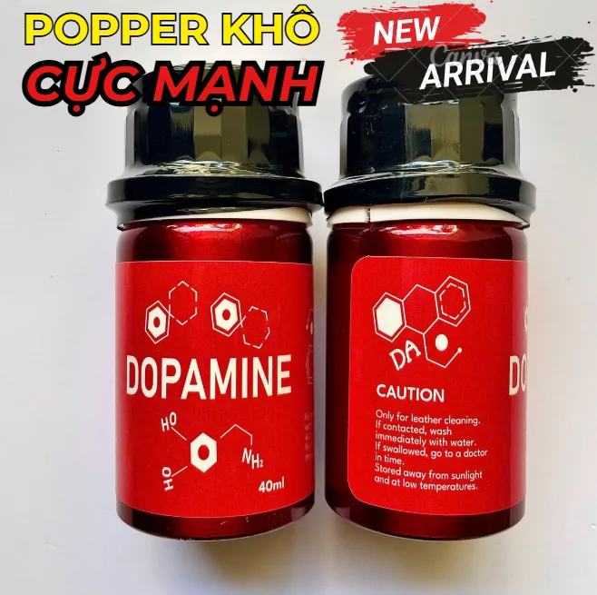 🔥 Popper Khô Dopamine Đỏ Chai Nhôm Size Lớn: Cực Mạnh 8/10, Thơm Dịu, Giá Mềm 🚀 - Ảnh 4