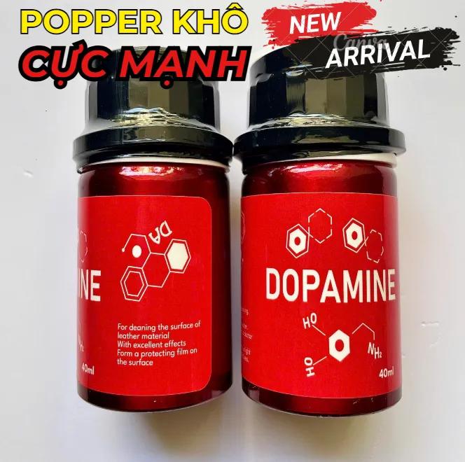 🔥 Popper Khô Dopamine Đỏ Chai Nhôm Size Lớn: Cực Mạnh 8/10, Thơm Dịu, Giá Mềm 🚀 - Ảnh 2