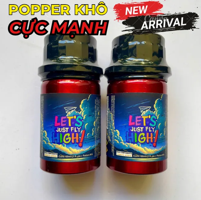 🔥 Popper Khô Mạnh Nhất Thị Trường Let's Just Fly High 60ml: Phê Lâu 10/10🚀 - Ảnh 4