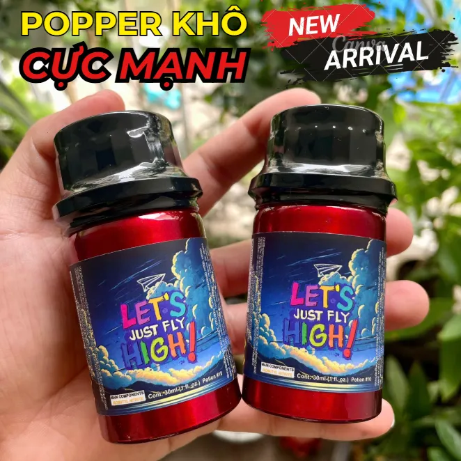🔥 Popper Khô Mạnh Nhất Thị Trường Let's Just Fly High 60ml: Phê Lâu 10/10🚀 - Ảnh 3