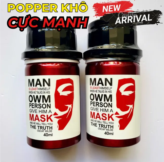 🔥 Popper Khô Mask Trắng Chai Nhôm Size Lớn: Cực Mạnh 9/10, Phê Lâu,Hàng Bán Chạy 🚀 - Ảnh 3
