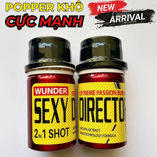 🔥 Popper Khô Sexy Director 2 in 1 Chai Nhôm Size Lớn: Cực Mạnh 9/10, Phê Lâu 🚀 - Ảnh 3